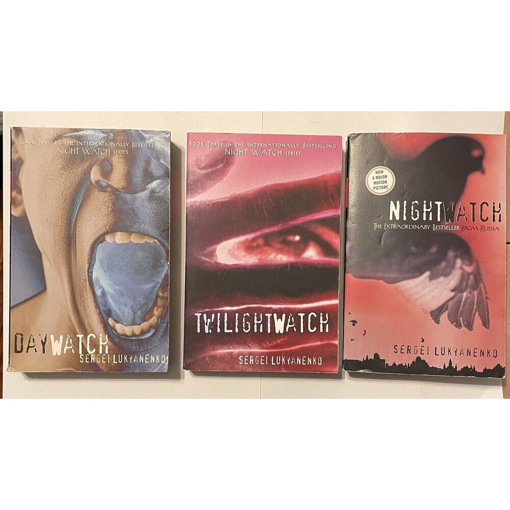 Night Watch Series Books 1-3 Sergei Lukyanenko Russian Urban Fantasy Trilogy Lot